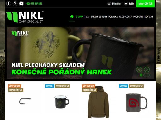 rybářské potřeby karel nikl - elektronický obchod s kaprařskými produkty, které nikde jinde nenajdete, a kde vám na každý dotaz odpoví praví profesionálové!