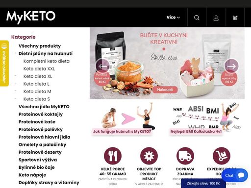 česká proteinová dieta myketo  ? viditelné výsledky od prvního týdne ? snadná příprava ? dietní plány podle bmi ? vyrobeno v čr ? myketo