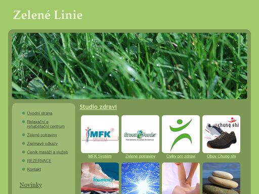 zelené linie