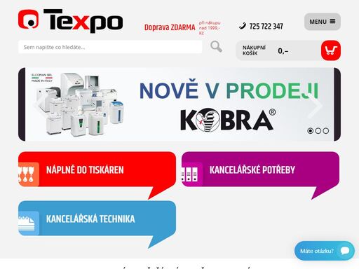 kompatibilní, renovovaný či originální spotřební materiál pro tisk, kancelářské potřeby a doplňky. vše za velmi příznivé ceny!