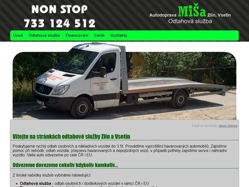 odtahová služba a autodoprava zlín. odtahovka zlín, slušovice, vsetín - autodoprava miša