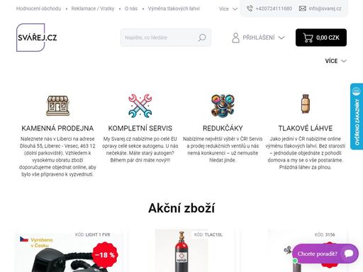 svářej.cz - autogenní a svářecí technika v liberci. svarej.cz, s.r.o. spolupracuje profesionály a nabízí exkluzivní výměnný způsob hlavně autogenní techniky a to redukčních ventilů, řezáků, svářecích nástavců a rukojetí. naše společnost funguje na trhu od roku 1992 a za tu dobu jsme tedy stihli nasbírat plno…