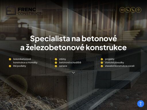 specialista na betonové a železobetonové konstrukce brno