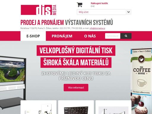 cílem společnosti dis media je úspěšná prezentace a propagace firem, produktů a služeb pomocí tradičních i moderních reklamních prostředků