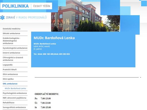 mudr. bardoňová lenka