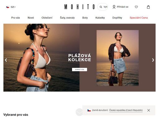 najděte to nejstylovější oblečení a doplňky v mohito online! nové produkty každý den. zvolte si ženský styl a nakupujte z pohodlí vašeho domova!