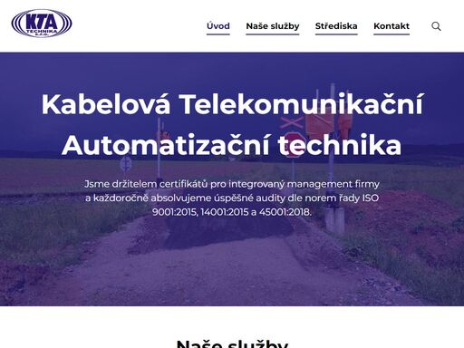 provádíme projekce, montáž a servis sdělovací a zabezpečovací techniky. nabízíme kolejové dráhy, vlečky, telekomunikační sitě a parkovací závory.