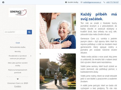 ten náš se zrodil z hluboké touhy pomáhat druhým a z přesvědčení, že každý člověk si zaslouží důstojný a kvalitní život, bez ohledu na svůj věk, zdravotní stav nebo životní situaci.