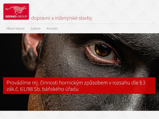 společnost gepard group s. r. o. je stavební firmou sídlící v brně s působností po celé české republice a na slovensku. provádíme domovní přípojky, rekonstrukci a pokládání nových inženýrských sítí, hloubení a pažení šachet do hloubky 15 metrů, zemní a výkopové práce, vyklízecí a bourací práce, protláčení ocelových chrániček, železobetonového potrubí a hobas a dalším.