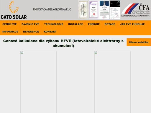 gato solar - fve - hfve - solární elektrárna