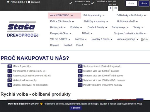 palubky, kvh hranoly, osb desky, podlahy, staša otrokovice a ostrožská nová ves
