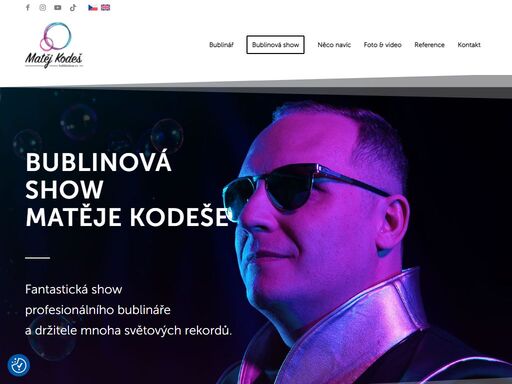 bublinová show profesionálního bublináře a držitele mnoha světových rekordů. originální bubble show. nejlepší vystoupení na vaší akci!