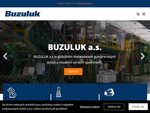globální dodavatel gumárenských strojů a moderní výrobní společnost.