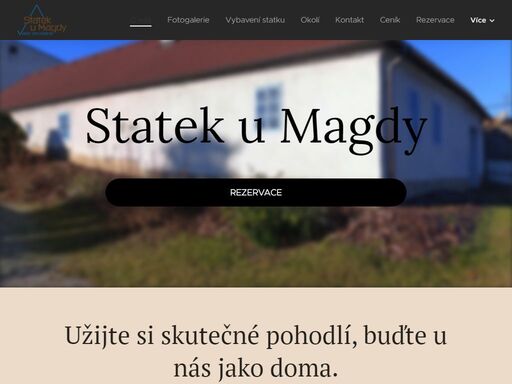 užijte si skutečné pohodlí, buďte u nás jako doma.