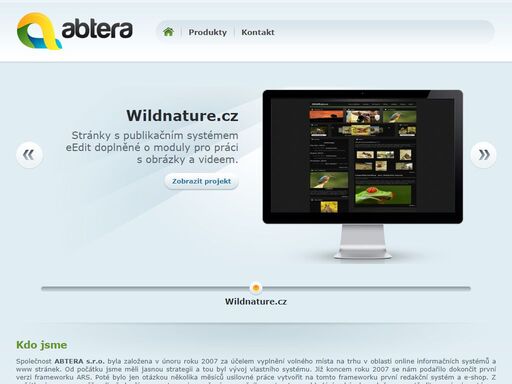 abtera s.r.o. - jednička na českém trhu v oblasti profesionálních webových řešení.