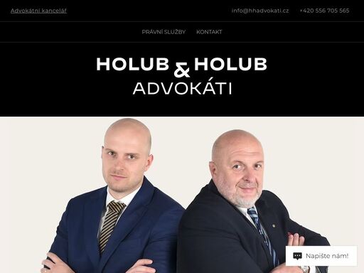 holub & holub advokáti – právní služby v osobních i podnikatelských záležitostech. spolehlivý advokát v novém jičíně na vaší straně.

