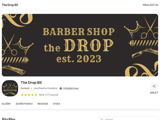 rezervujte online u the drop bs na adrese jana palacha, pardubice s 4.98 hvězdičkami.