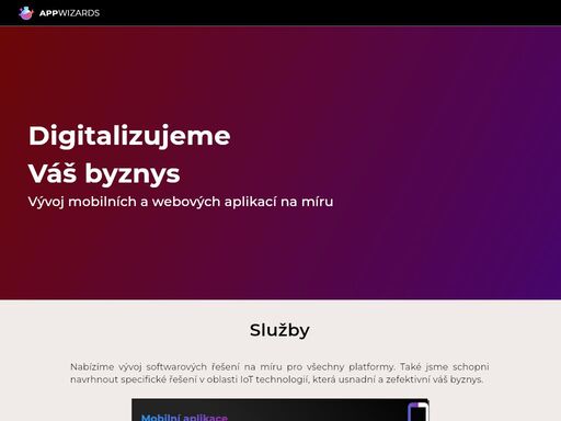 vývoj mobilních aplikací