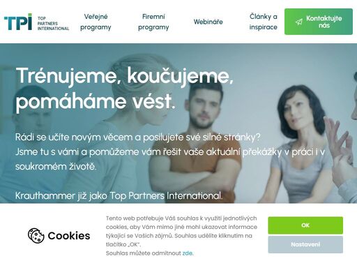 vzdělávací programy pro každého. rádi se učíte novým věcem a posilujete své silné stránky?jsme tu s vámi a pomůžeme vám řešit vaše aktuální překážky v práci i v soukromém životě.