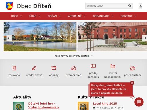 obec dříteň