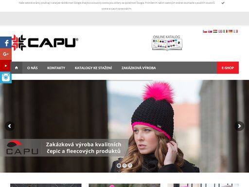 capu knitwear je český výrobce čepic. v jejich nabídce naleznete pletené čepice, dětské, dámské a pánské čepice, šály, rukavice, ponožky a termoprádlo.