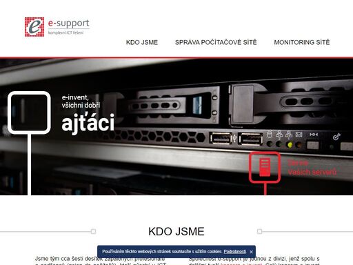 nabízíme široké portfolio it služeb! od originální tvorby webových stránek přes komplexní správu ict až po vývoj mobilních aplikací a zakázkového sw. přesvědčte se, že jsme v tom dobří…