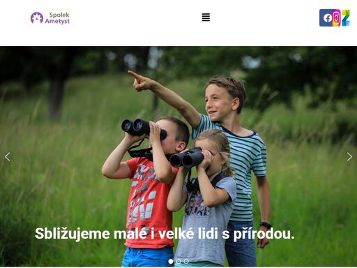 ametyst sbližuje malé i velké lidi s přírodou. jde na to přes její praktickou ochranu a vzdělávání. jsme doma v západních čechách.