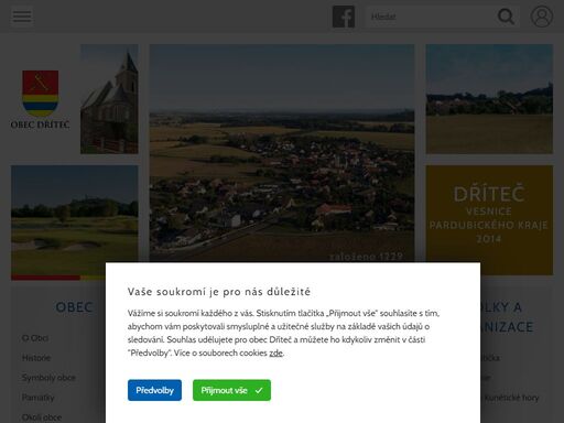 dříteč - vesnice pardubického kraje