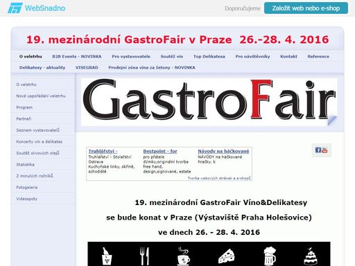 gastronomický veletrh víno a delikatesy praha