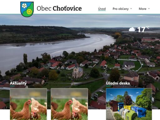 oficiální webové stránky obce