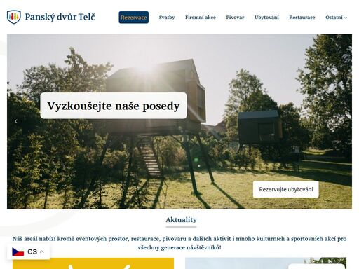 panský dvůr telč