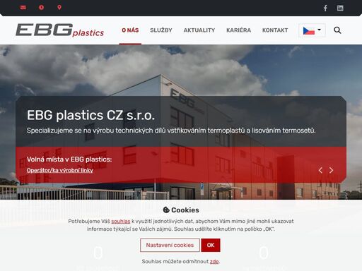 specializujeme se na zpracování termoplastů, termosetů, finální úpravy, montáž podskupin, výrobu nástrojů, laserové navařování