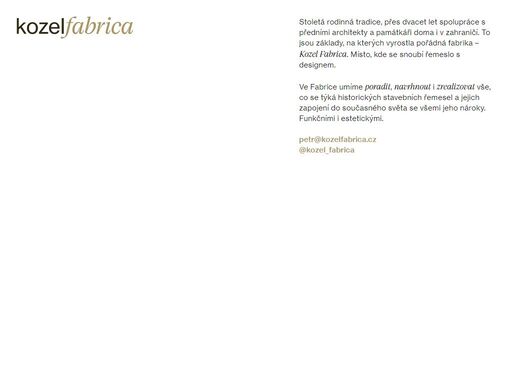 www.kozelfabrica.cz