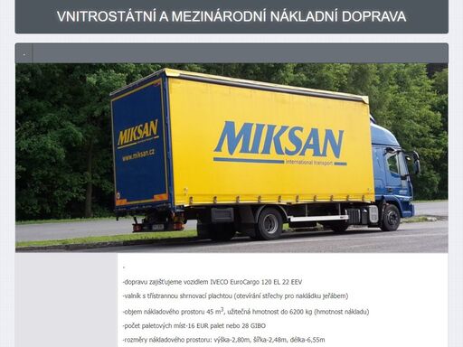 nákladní doprava