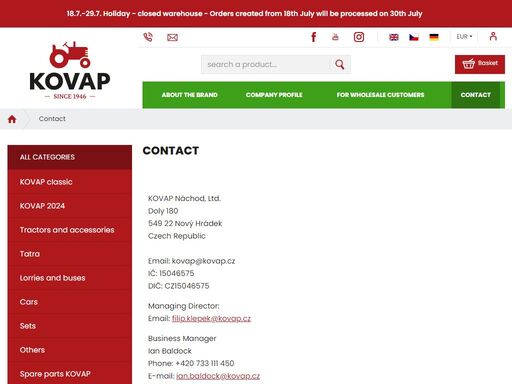 kovap je tradiční výrobce kovových hraček s léty ověřenou kvalitou. na našem oficiálním e-shopu najdete jak nové modely, tak i staré hračky z vašeho mládí. sehráváme generace.