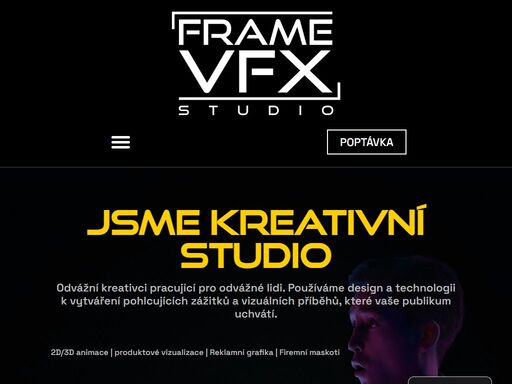 jsme kreativní studio. používáme design a technologii k vytváření pohlcujících zážitků a vizuálních příběhů. animace | maskoti | grafika | video