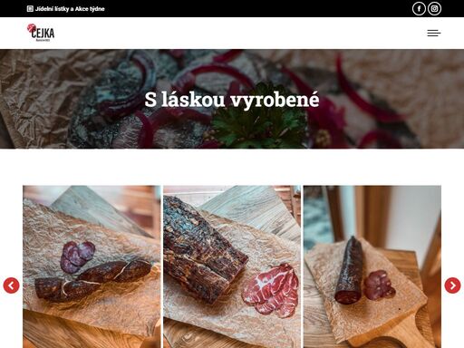 poctivé rodinné řeznictví s více než stoletou tradicí. ochutnejte naše produkty, které pro vás vyrábíme poctivě a s láskou podle našich tradičních domácích receptur.