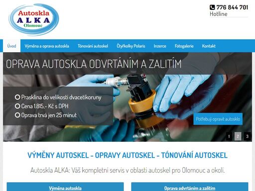 naše společnost se sídlem v olomouci se specializuje na výměny, opravy a tónování autoskel všech druhů automobilů včetně autobusů.