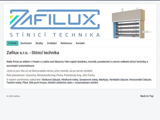 o firmě zafilux s.r.o.