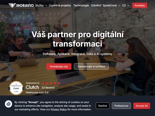 designujeme, vyvíjíme a promujeme webové aplikace. jsme full-service vývojářská agentura.