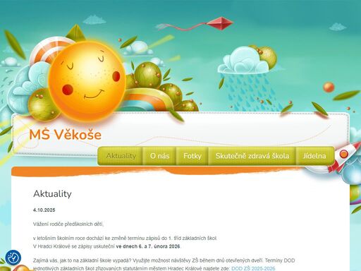 mateřská škola věkoše hradec králové