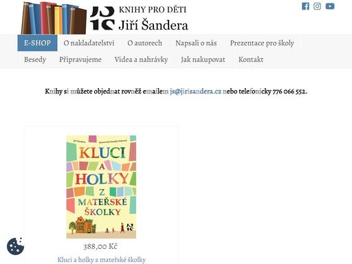 knihy pro děti z nakladatelství jiřího šandery
