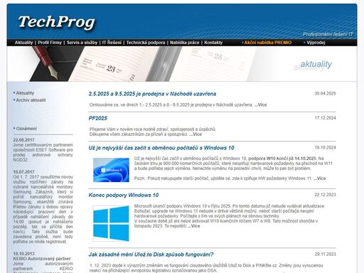 techprog s.r.o. - prodej a servis výpočetní a kancelářské techniky