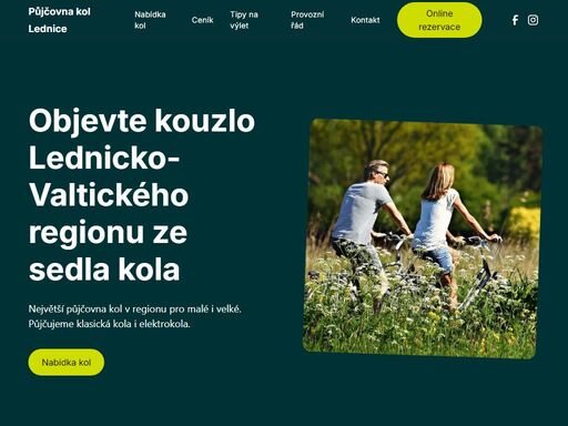 nabízíme k zapůjčení široký výběr jízdních kol a elektrokol pro všechny věkové kategorie. rezervujte si své kolo online a vydejte se na nezapomenutelnou cyklistickou dovolenou.
