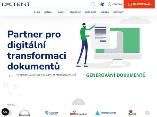 poskytujeme služby a řešení zaměřené na správu digitálních dokumentů. pomáháme k bezpečnému uchovávání dat a jejich efektivnímu zpracování.