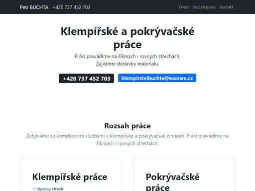 klempířské a pokryvačské práce na území moravskoslezského kraje.