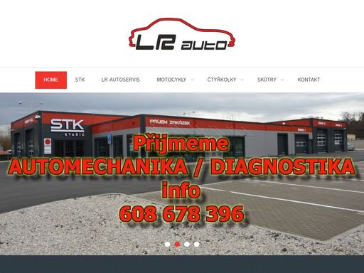 lr auto / lr autoservis staříč se nachází u města frýdek-místek. prodáváme motocykly, čtyřkolky, skútry světoznámých značek. autorizovaný autoservis.