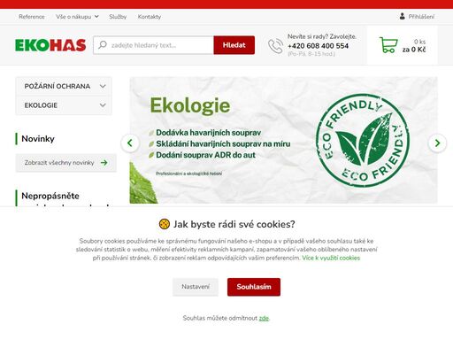 ekohas s.r.o. nabízí široký sortiment produktů pro požární ochranu a ekologii. v naší nabídce naleznete hasicí přístroje, požární hlásiče, protipožární dveře, hydrantové systémy, sorbenty a další vybavení pro bezpečnost a ochranu životního prostředí.