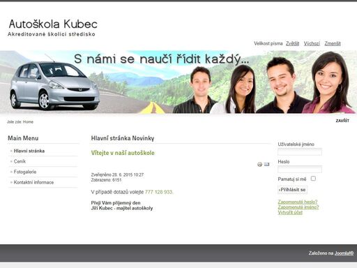 autoškola jiří kubec - školící středisko - školení profesionálních řidičů, školení referentů, výuka pro sk. b