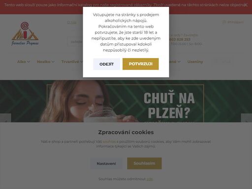 karviná, velkoobchod, alko, nealko, pivo, potraviny, nápoje, gastro, trvanlivé, sladkosti, mražené, kegy, sudy